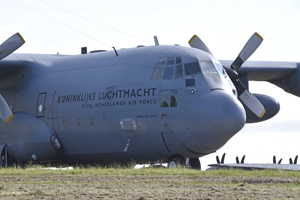 C-130H Hercules G-988 of the of the Royal Netherlands Air Force